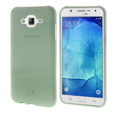 

MOONCASE Durable Colors Soft Silicone Gel TPU Flexible Shell Protective Case Cover for Samsung Galaxy J7 Mint Green