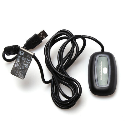 

черный приемник usb adapter беспроводной приемник компьютерных игр для Xbox 360 контроллер