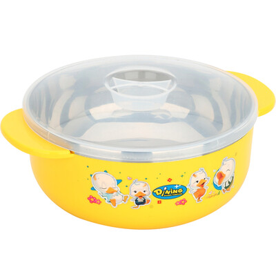 

Jingdong supermarket] the United States kitchen (maxcook) 304 stainless steel bowl 250ml double insulation MC7733-A with a cover anti-hot drop