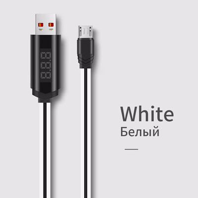 

HOCO Micro USB Cable Fast Charging USB Data Cable Android LED Display Charger Cable for Samsung Xiaomi Tablet Mobile Phone Cable