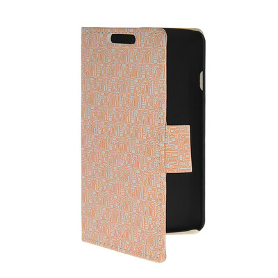 

MOONCASE Slim Leather Side Flip Wallet Card Slot Pouch Stand Shell Back Case Cover for LG F70 Beige