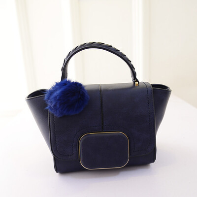 

Female messenger bag leather bags women shoulder bag retro fashion knitting wool ball bat bag handbag women tote bags