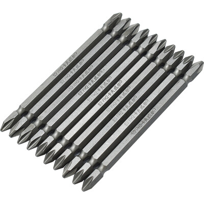 

Kraft Weir 10 Pack S2 Double Head Screw Head Wind Head Screwdriver Head Screwdriver Length 110mm BS2836B