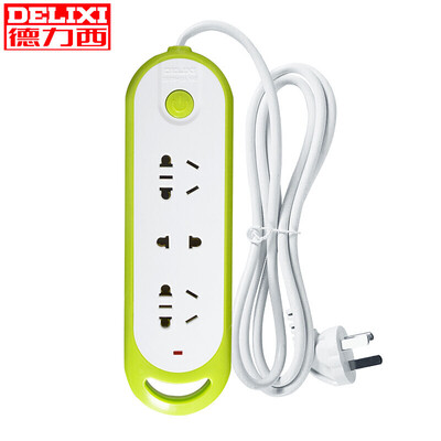 

Delixi DELIXI CD98E-AK2XZZ New GB socket strip patch panel patch panel tow board plug-in board two five holes one two hole total control length 3 meters