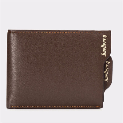 

New Men Zipper Wallet Short Multifunctional Card Holders Horizontal Purse