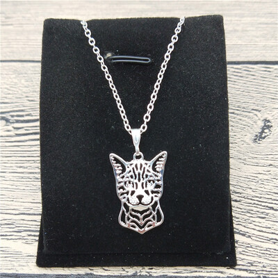 

New Bengal Cat Necklace Trendy Style Bengal Cat Pendant Necklace Women Fashion Pet Cat Jewellery