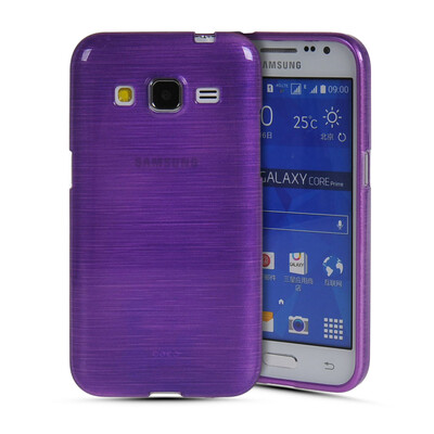 

MOONCASE Мягкие гибкие силиконовый гель ТПУ Дело Чехол кожи для Samsung Galaxy Core Prime G360 / Prevail LTE Фиолетовый