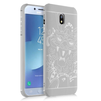 

Goowiiz Phone Case For Samsung Galaxy J5 2017 J5Pro Carved Dragon Thin Matte soft Silicone Prevent falling