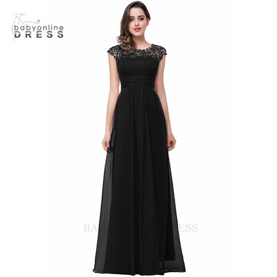 

Long Bridesmaid Dresses 2018 Beading Lace Vestido De Dama De Honra Cheap Red Royal Blue Robe De Soiree Prom Wedding Party Dress