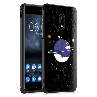 

Goowiiz Fashion Phone Case For Nokia 356 Luxury 3D Cute Cartoon Slim Soft Silicone Prevent falling