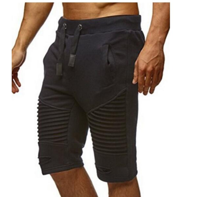 

2018 Fashion Mens Shorts Summer Casual Sport Fashion Shorts for Men Knee Pleated Lac Up Waist Jogger Pants