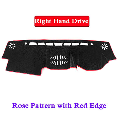 

Car Styling Dashboard Protective Mat Shade Cushion Photophobism Pad Rose Pattern Carpet For Toyota Prado 2010-2017 RHD&LHD