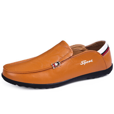 

2018 Genuine Leather Men Shoes Soft Casual Shoes Men Loafers Breathable Driving Shoes