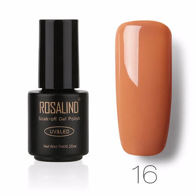 

ROSALIND Gel 1 Black Bottle 7ML Pure Color 58 Colors 01-58 Gel Nail Polish Soak Off Nail Art Semi-Premanent UV LED Gel Lacquer