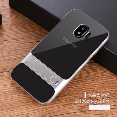 

Goowiiz Phone Case For Samsung Galaxy J2 Pro 2018J250FA6A6 Plus Fashion Slim Silicone TPU PC Hard Bracket