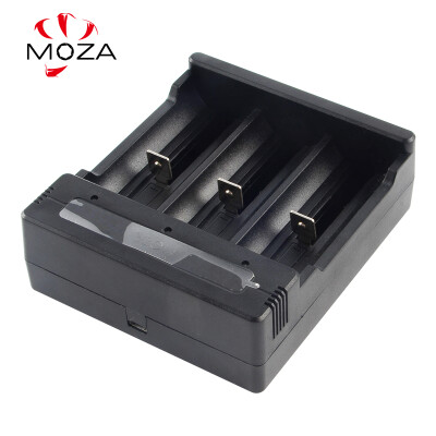 

Jingdong self-operated magic claw MOZA PTZ three-slot lithium battery 26350 charger