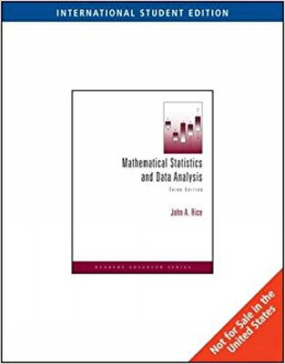 

Mathematical Statistics&Data Analysis International Edition with CD Data Sets