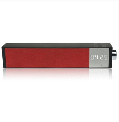 

WH PTH-2000 Portable Magnetic Dual Speaker Stereo Card LED Clock Display Wireless Bluetooth Speaker for xiaomi huawei iphone