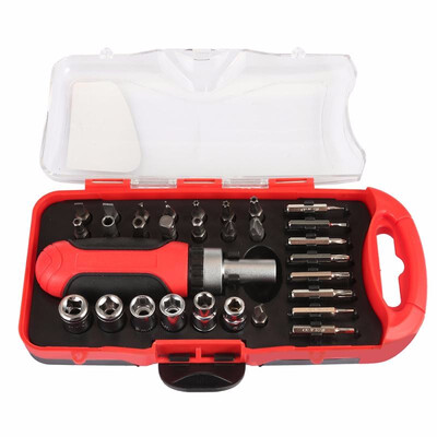 

30pcs Multi-purpose Ratchet Handle Screwdriver Socket Combination Repair Tool