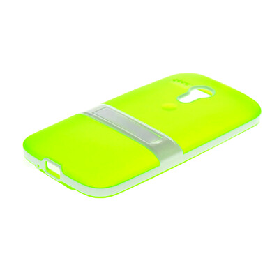 

MOONCASE Мягкие гибкие силиконовый гель ТПУ кожи с Kickstand Оболочка задняя крышка чехол для Motorola Moto G Зеленый