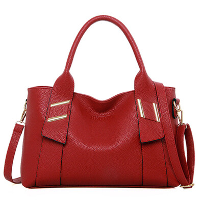 

D.jiani ™ Embossed double diagonal handbag
