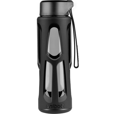 

Unibott США импорт Tritan материал портативный спортивный водонепроницаемый герметичный пластиковый наружный кубок для путешествий SA519B красивый черный 500 мл