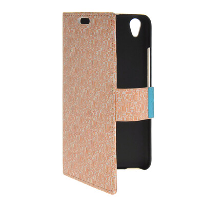 

MOONCASE Slim Leather Side Flip Wallet Card Slot Pouch with Kickstand Shell Back чехол для Huawei Honor 4 Play Beige