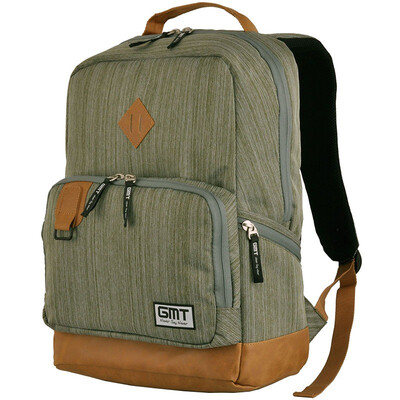 

SPARTER GMT series of fashion casual polyester leather backpack GMT784014T00 gray