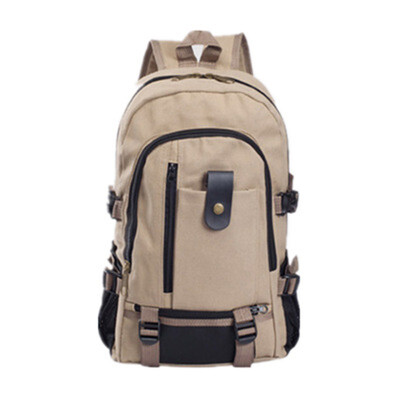 

New Canvas Large Capacity Mens Shoulder Bag for Male College Student Travel Backpack Fashion Bag
