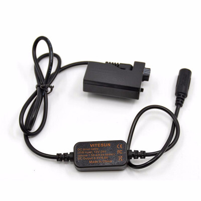 

step-down adapter cable ACK-E5dr-e5 LP-E5 dummy battery for Canon EOS Rebel XSi  450D 500D 1000D Kiss F X2 X3 T1i DSLR Camera