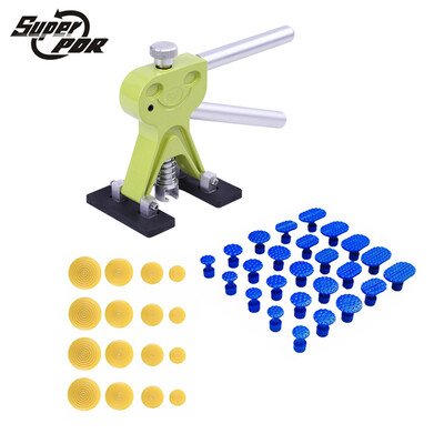 

PDR Tools Paintless Dent Removal Tools kit yellow glue puller glue tabs hand tool Car Dent repair tool set auto body repair