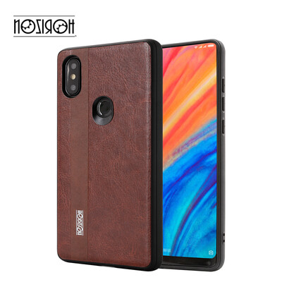 

Vintage Leather Case For Xiaomi Mi Mix 2S Business Phone Back Cover