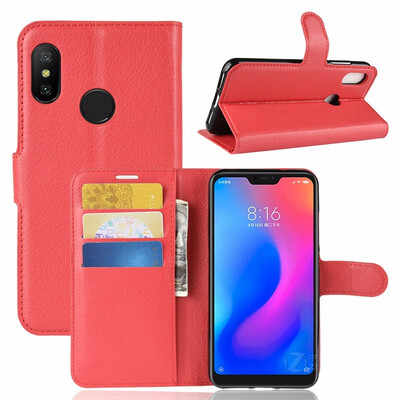 

for Xiaomi Mi A2 Lite WIERSS Wallet Phone Case for Xiaomi Redmi 6 Pro 3GB 4GB 32GB 64GB Flip Leather Cover Case Etui Fundas