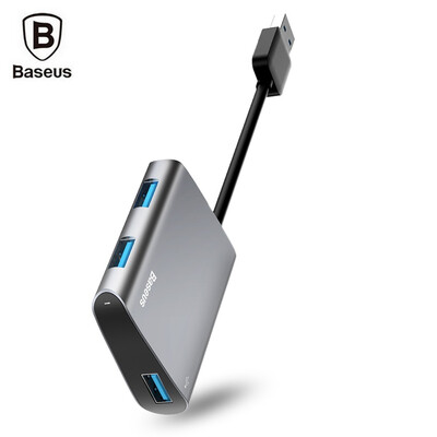 

Baseus Enjoyment Series USB Male to 3 USB 30 Female Hub Multi-port Adapter Expansion Dock Multiport adapter