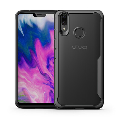 

Goowiiz роскошь телефон дело для Vivo X21/X21UD HD акрилового стекла TPU силикон предотвратить падение полная защита