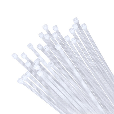 

RAYENR nylon cable ties 35200 white environmental protection 100 self-locking plastic cable ties fixed plastic buckle bundle cable NR0010