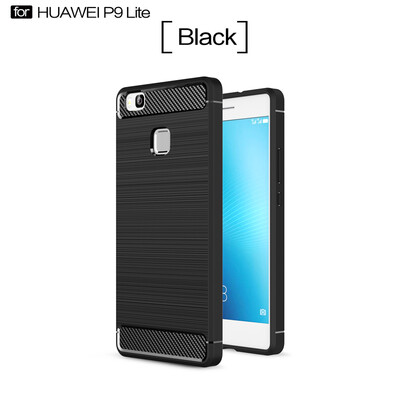 

Goowiiz Phone Case For Huawei P8 Lite P9 Lite GR3 2017Honor 8 Lite Fashion Slim Carbon Fiber TPU Soft Silicone