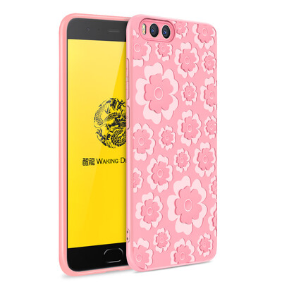 

Goowiiz Fashion Phone Case For Xiaomi Mix 2Max 2Note 3 3D Relief Flower Ultrathin Soft TPU Full Protection