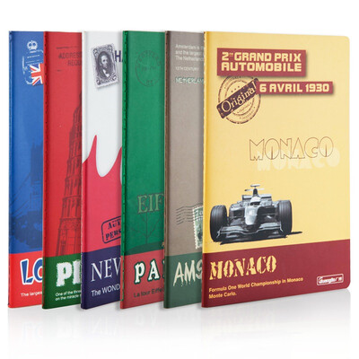 

Guang Guang GuangBo 10 installed 40 A5 Notebook diary soft copy world pattern random FB60022