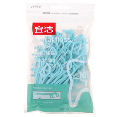 

[Jingdong supermarket] Yi Jie dental rods disposable teeth straight teeth toothpick bag 100 carrying portable box Y-9832