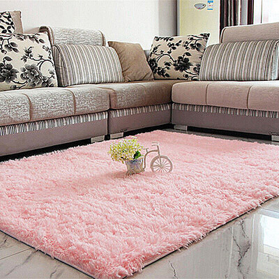 

NicerDicer Carpets for home living room Modern Fluffy Anti-Slip Shaggy Area Rug 80*120cm