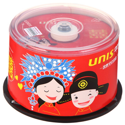 

Purple (UNIS) DVD-R 16 speed 4.7GB wedding series bottled 50 discs