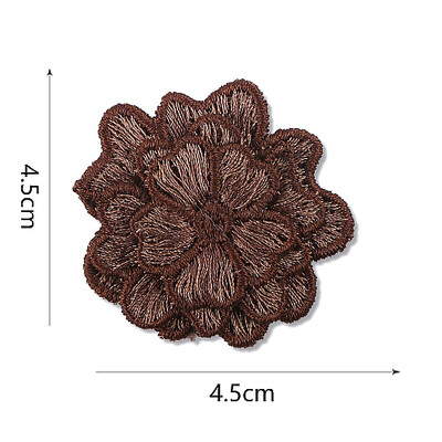 

Sunbling 3d flower patch sew on embroidered jeans clothes brand small applique patches