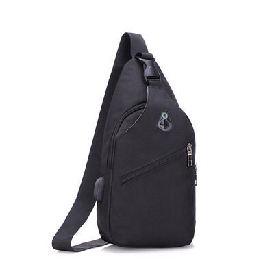 

Shoulder Bags USB Charging Crossbody Bags Men Anti Theft Chest Bag School Short Trip Messengers Bag New Arrival