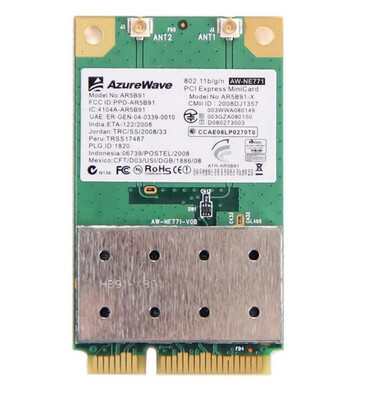 

Wireless Adapter Card for Atheros AR5B91 AR9281 Mini PCI-e full N wifi Network 80211bgn Single-chip 24 GHz Draft 300M