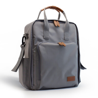 

Five small trucks Five trucks Mummy bag female backpack mother&child fashion multi-function large capacity out of the mother student bag coconut shell brown
