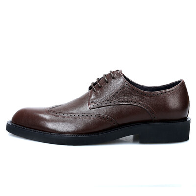

2018 Spring New Business Shoes Dress Leather Carved Mens Shoes