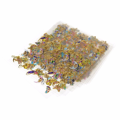 

24 Sheets Multistyle Nail Art Decorations Butterfly 3D Stickers Gel Polish Tips DIY Self adhesive Easy Transfer