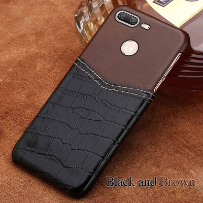 

Genuine Leather Phone Case For Gionee S10 Case Crocodile Texture&Oil wax leather Back Cover For M6 Plus Case