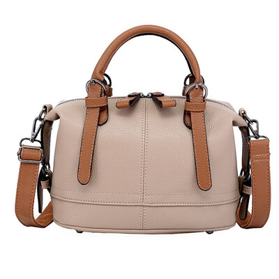 

Large Capacity PU Purse Shoulder Bag Handbag Stitching Messenger Bag